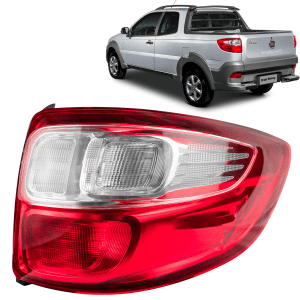Lanterna Traseira Fiat Strada 2014 2015 2016 2017 2018 2019 2020 Bicolor Original COFRAN
