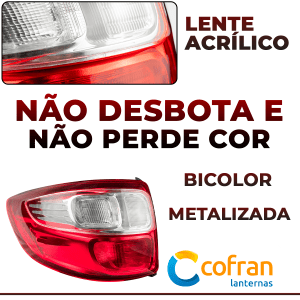 Lanterna Traseira Fiat Strada 2014 2015 2016 2017 2018 2019 2020 Original COFRAN